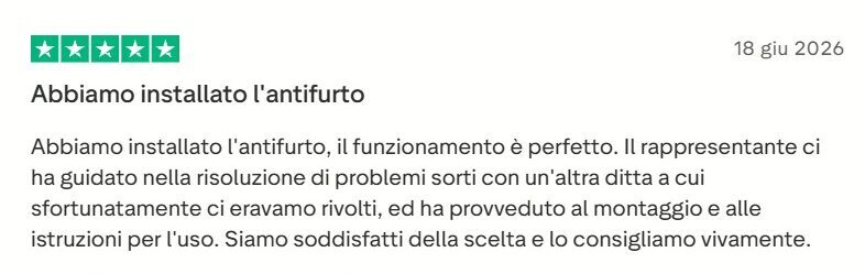 Recensioni Daze Nebbiogeni antifurto